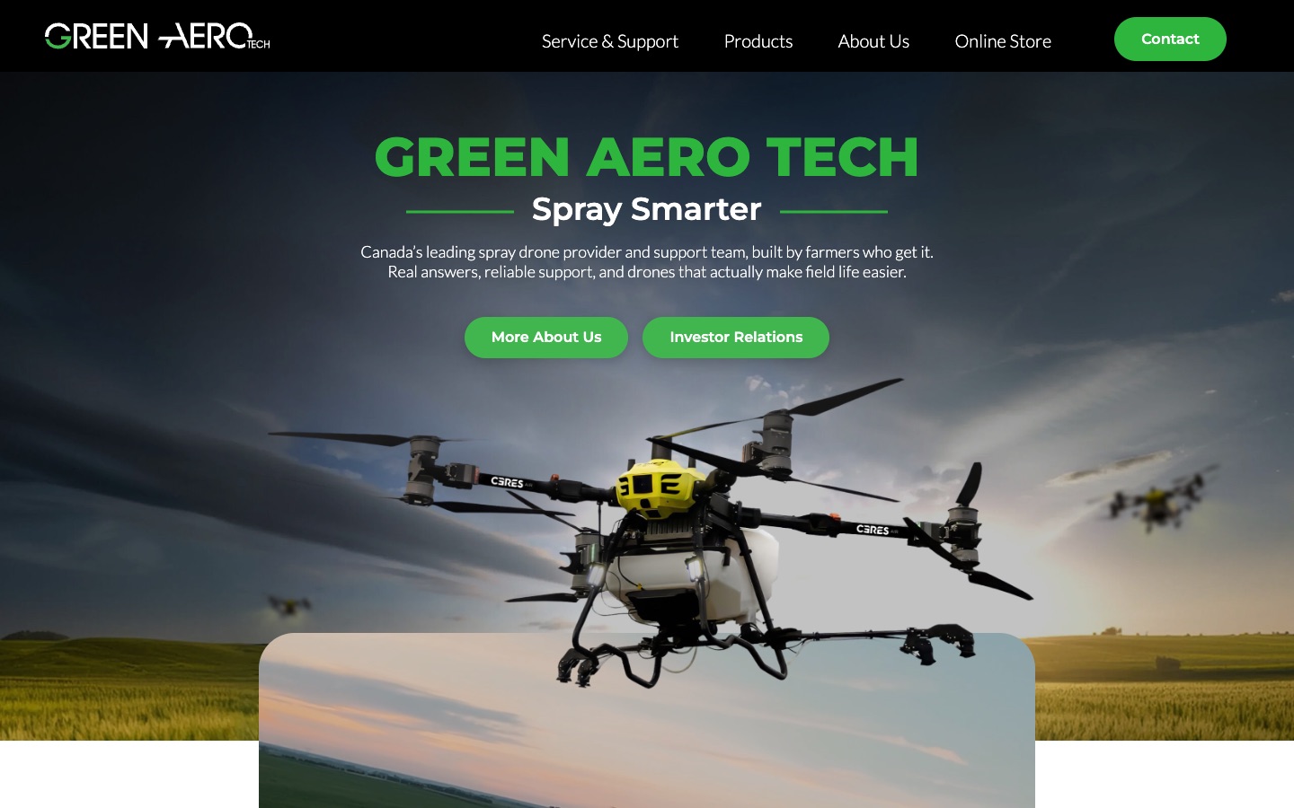 The current homepage